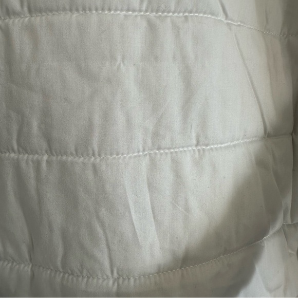 If Only Home Duvet Robe White Quilted Robe One Size Pockets - Picture 12 of 13